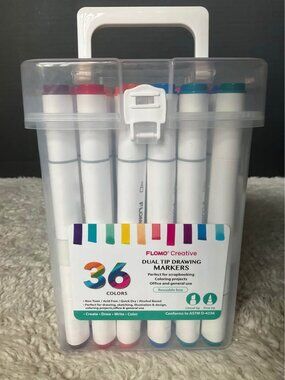 FLOMO Creative 36 Dual Tip Drawing Markers